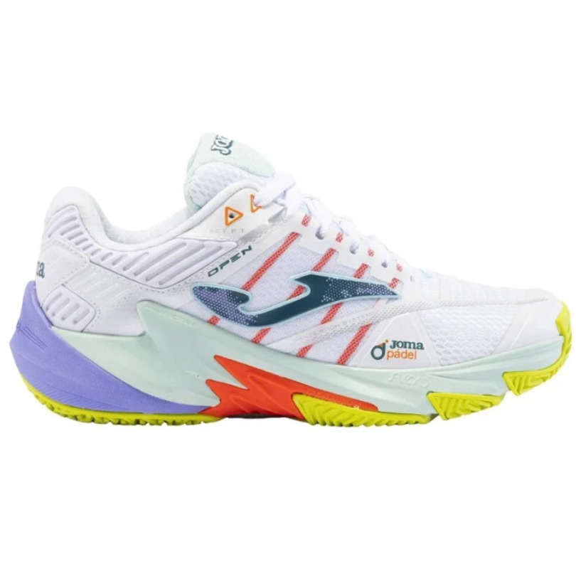Tenis de Padel Joma Open Lady 2402 white Turquoise
