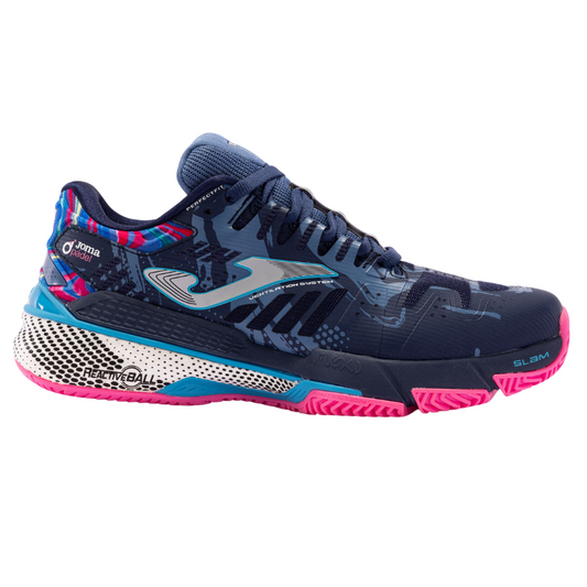 Tenis de Padel Joma Slam Lady 2403 Navy  Blue Pink