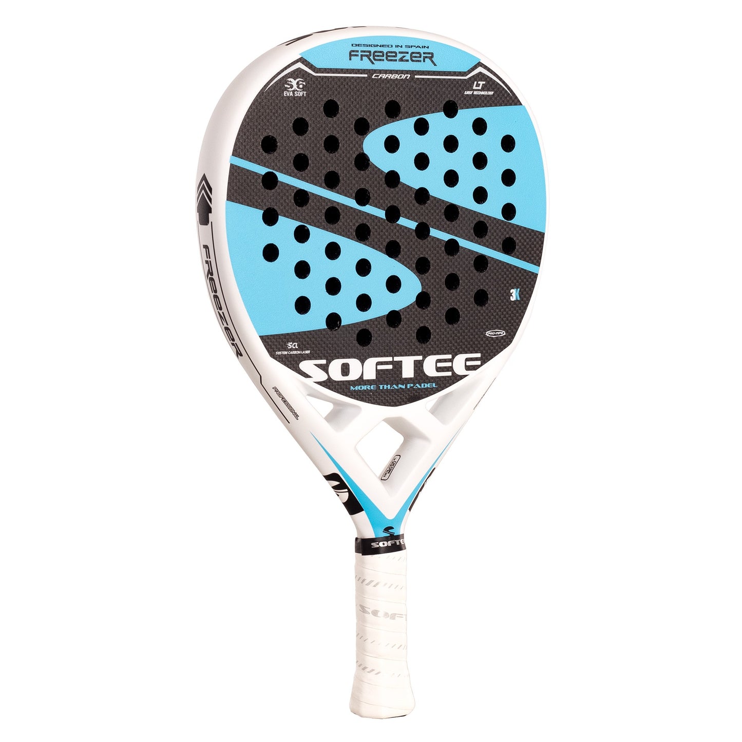 Raqueta de padel Softee Freezer Carbon Sky New