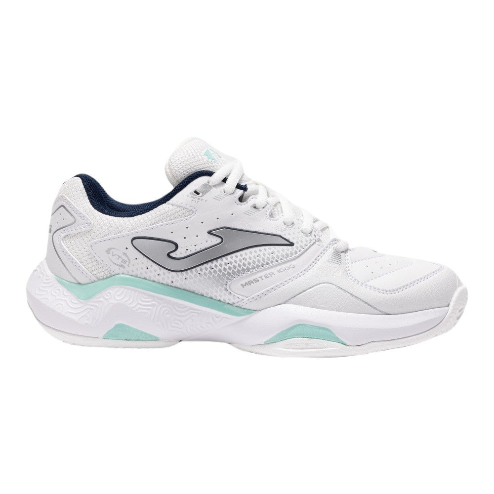 Tenis de Padel Joma Master 1000 Lady 2542 Blanco Turquesa