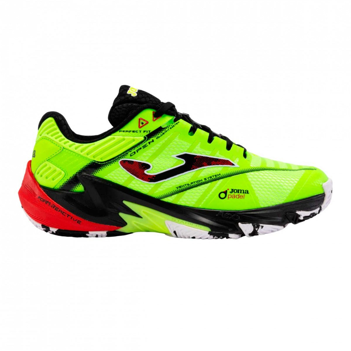Tenis de Padel Joma Open Men 2411 Lemon Fluor